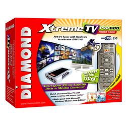 BEST DATA - DIAMOND Diamond Multimedia XtremeTV PVR 600 USB - Media Center TV-Tuner - USB Version w/ Firefly RF Remote