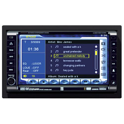 DUAL Dual XDVD-8285 Car Video Player - 6.5 Active Matrix TFT LCD - DVD+R/+RW, DVD-R/-RW, CD-R/RW, Secure Digital (SD) - DVD Video, MP3, WMA - 240W AM, FM