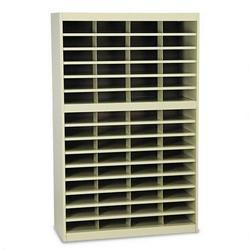 Safco Products E-Z Stor® Steel Literature Center, Letter, 60 Compartments, 60 h, Tropic Sand (SAF9231TSR)