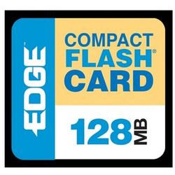 Edge EDGE Tech 128MB CompactFlash Card - 128 MB (MEM-NPE-G1-FLD128-PE)