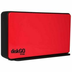 Edge EDGE Tech DiskGO! Hard Drive - 120GB - USB 2.0, IEEE 1394 - USB, FireWire - External - Ruby