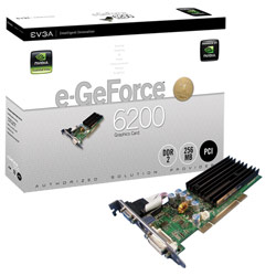 EVGA GeForce 6200 PCI 256MB DDR2 Video Card