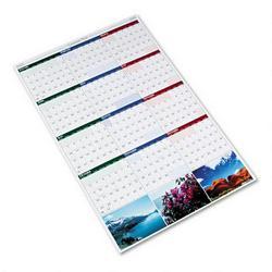 House Of Doolittle Earthscapes Reversible/Erasable Yearly Wall Calendar, 24 x 37, Full color (HOD393)