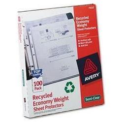Avery-Dennison Easy Load Top Loading Recycled Polypropylene Sheet Protectors, 100/Box (AVE75537)