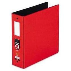 Cardinal Brands Inc. EasyOpen® Locking Round Ring Binder, Letter Size, 3 Capacity, Red (CRD18848)
