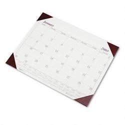 House Of Doolittle EcoTONES® Monthly Desk Pad Calendar, 4-Corner Holder, 22 x 17, Mountain Gray (HOD12442)