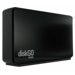 EDGE TECH CORPORATION Edge 120GB DiskGO USB 2.0 Portable External Hard Drive - Onyx