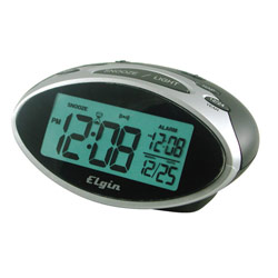 Elgin 3408E LCD Alarm Clock