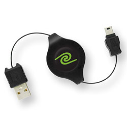 Retrak/Emerge Emerge Retractable USB Sync & Charge Cable (Black) (ETCABLERU2M5)
