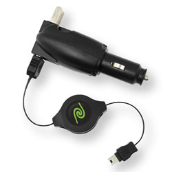 Emerge Tech Emerge Technologies Retractable 3-in-1 Car/Wall/USB Charger for Motorola Razr/Slvr/Pebl/Rokr/Q ETCHG31MO5P