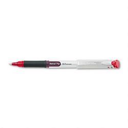 Pentel Of America EnerGel® Liquid Gel Roller Ball Pen, 0.7mm Metal Tip, Red Ink (PENBL17B)