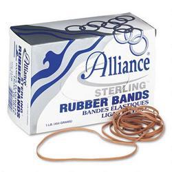 ALLIANCE RUBBER COMPANY Ergonomically Correct Boxed Rubber Bands, Size 117, Approx. 250, 1-lb. Box (ALL25405)
