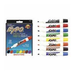 Sanford Expo® Dry Erase Markers 12-Color Set, Chisel Tip (SAN83087)