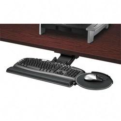 Fellowes Deluxe Keyboard Drawer with Soft Touch Wrist Rest - 2.5 x 31 x 14 - Graphite (8036101)