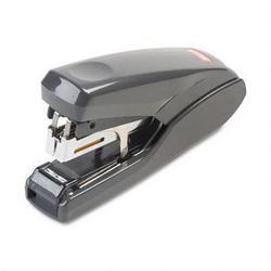 Max Usa Corp. Flat-Clinch Mini Stapler, with Staple Remover, up to 20 Sheets, Dark Gray (MXBHD10DFLDKGY)
