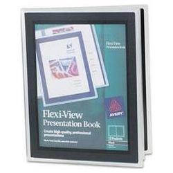 Avery-Dennison Flexi-View Presentation Books, 12 Pages, Black (AVE47689)