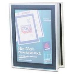 Avery-Dennison Flexi-View Presentation Books, 24 Pages, Black (AVE47690)