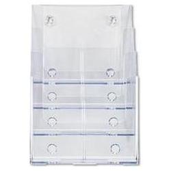 Deflecto Corporation Four-Tier Multi-Compartment Large Size Docuholder™, 9-1/4x7x13-1/2, Clear (DEF77441)