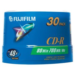 Fuji Fujifilm 48x CD-R Media - 700MB - 30 Pack (25301430)