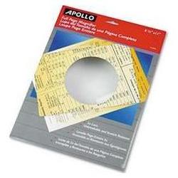 Apollo/Acco Brands Inc. Full Page Clear Acrylic Handheld Magnifier, 2X Magnification, 8-1/2 x 11, Clear (APO27570)