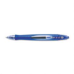 Pilot Corp. Of America G6 Gel Roller Ball Pen, Retractable, Fine Point, Blue Ink (PIL31402)