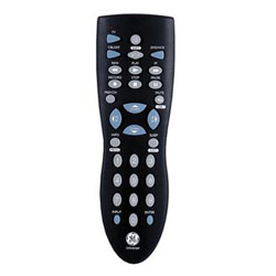 GE JASRM24911 Remote Control - TV, Cable Box, Satellite Receiver, DVD Player, VCR - Universal Remote