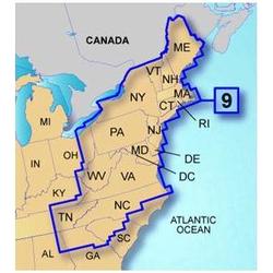 Garmin Topo: Upper East Coast Digital Map - North America - United States Of America - Driving