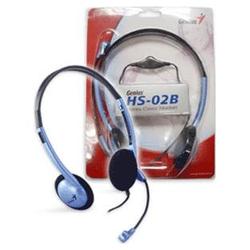 Genius HS-02B, Classic Stereo Headset with Microphone