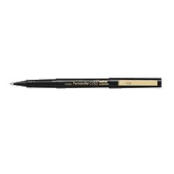 Pentel Of America Gold Perm Ink Pen, Extra Fine Point, Black Ink/Marble Barrel (PENMR205A)