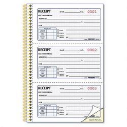 Rediform Office Products Gold Standard™ Carbonless Money Receipt Book, 2-3/4x5, 225 Sets/Bk (RED8L829)