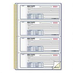 Rediform Office Products Gold Standard™ Carbonless Money Receipt Book, 2-3/4x7, 300 Sets/Bk (RED8L810)