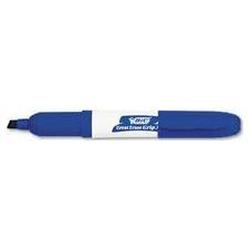 Bic Corporation Great Erase Grip XL Whiteboard Marker, Chisel Tip, Blue (BICGDEM11BE)
