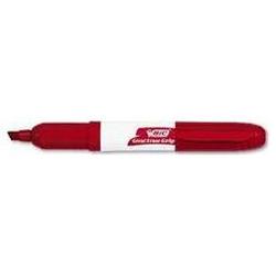 Bic Corporation Great Erase Grip™ XL Whiteboard Marker, Chisel Tip, Red (BICGDEM11RD)
