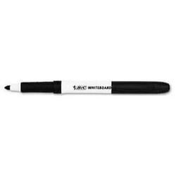 Bic Corporation Great Erase® Whiteboard Marker, Rubber Grip, Fine Point, Black (BICGDE11BK)