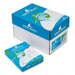 Hammermill Great White Recycled Copy Paper, 8-1/2x11, 500 Sheets/ Ream, 10 Reams/Ct (HAM86700)