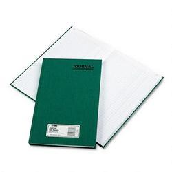 Tops Business Forms Green Canvas Journal, 7-1/4 x 12-1/4, Ruled, 150 Numbered Pages (TOPJ23661)