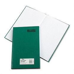 Tops Business Forms Green Canvas Record Book, 7-1/4 x 12-1/4, Ruled, 150 Sheets per Book (TOPR24661)