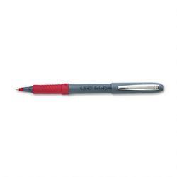 Bic Corporation Grip Roller Ball Pen with Strong Metal Point, Micro Fine, 0.5mm Point, Red Ink (BICGREM11RD)