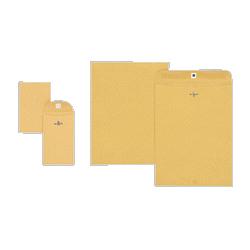 Quality Park Products Gummed Clasp Envelope, 28Lb, 3-3/8 x6 , 100/BX, Kraft (QUA37010)