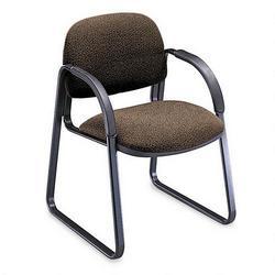 HON 6008BP19T Sensible Seating Sled Base Guest Chair With Arms, 6000 Series, Deeply Contoured Form,