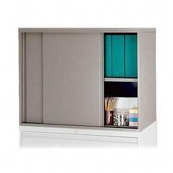 HON Overfile Storage Cabinets - 27.88 Height x 36 Width x 18 Depth - Steel - 1 x Adjustable, 1 Shelf(ves) - Light Gray