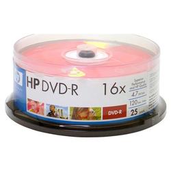 HP 16x DVD-R Media - 4.7GB - 25 Pack