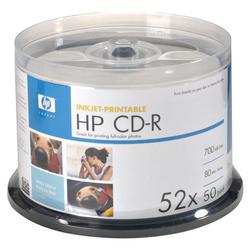 HEWLETT PACKARD - MEDIA SAP HP 52x CD-R Media - 700MB - 50 Pack (10046)