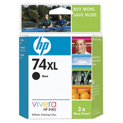 HEWLETT PACKARD - INK SAP HP 74XL Black Inkjet Print Cartridge