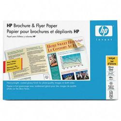 HEWLETT PACKARD HP Brochure & Flyer Paper - B - 11 x 17 - 48lb - Glossy - 50 x Sheet - Bright White (C6820A)