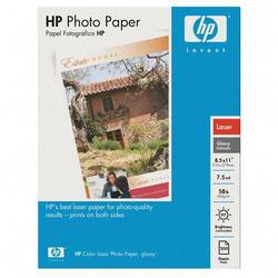 HEWLETT PACKARD HP Color Laser Photo Paper - Letter - 8.5 x 11 - 58lb - Glossy - 200 x Sheet - White