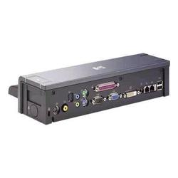 HEWLETT PACKARD HP Docking Station - USB, Powered USB 2.0, Audio Line In, Audio Line Out, Parallel, VGA, S-Video Out, Composite Video Out, DVI-D, Modem, Keyboard, Mouse, Serial