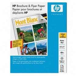 HEWLETT PACKARD HP Matte Brochure and Flyer Paper - Letter - 8.5 x 11 - 52lb - Matte - 100 x Sheet (Q5445A)