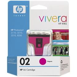 HEWLETT PACKARD - INK SAP HP No. 02 Magenta Ink Cartridge For Photosmart 8250 Printer - Magenta