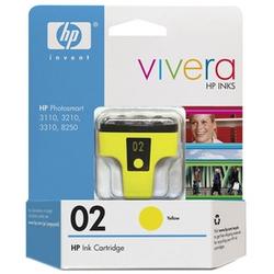 HEWLETT PACKARD - INK SAP HP No. 02 Yellow Ink Cartridge For Photosmart 8250 Printer - Yellow